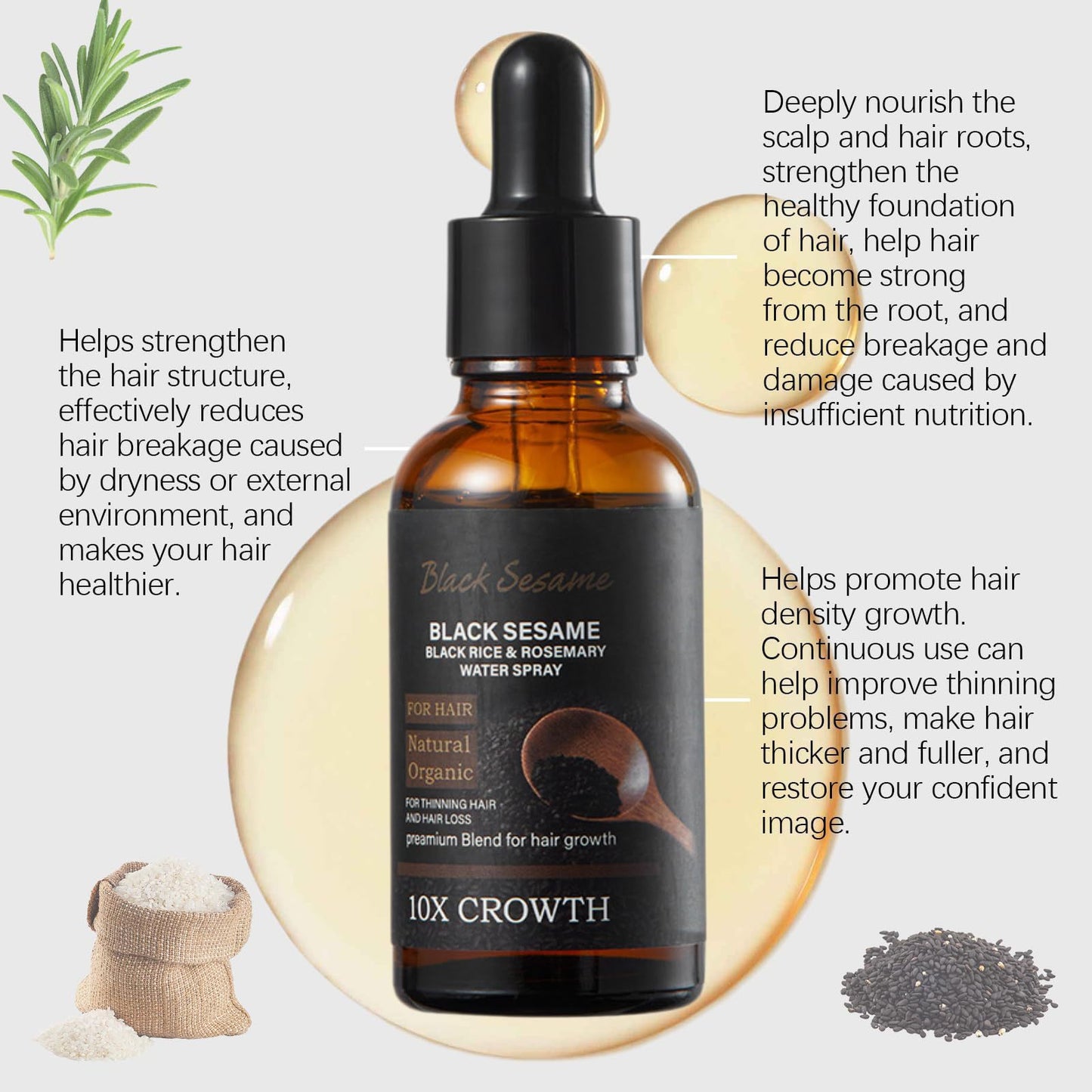 Black Rice & Sesame Oil